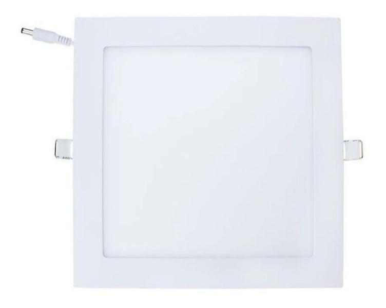 Imagem de Plafon Painel Led Embutir Avant Quadrado 18w 6500k Branco