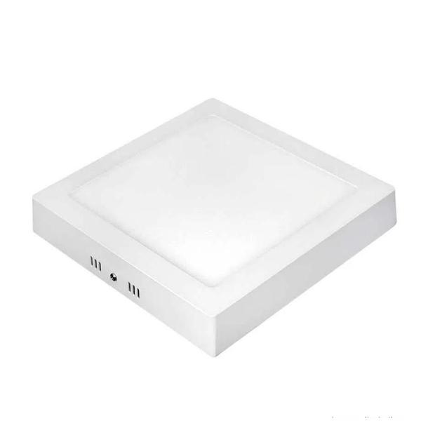 Imagem de Plafon Painel Led Luminária Downlight 25W Sobrepor Quadrado