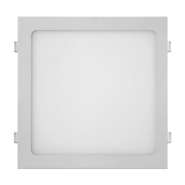 Imagem de Plafon Painel Quadrado Embutir 24w Branco Quente 3000k Teto