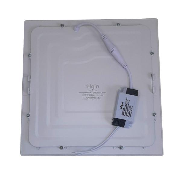 Imagem de Plafon Painel Quadrado Embutir 24w Elgin Branco Frio 6500k