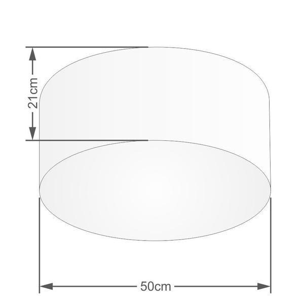 Imagem de Plafon Para Banheiro Cilíndrico SB-3048 Cúpula Cor Café