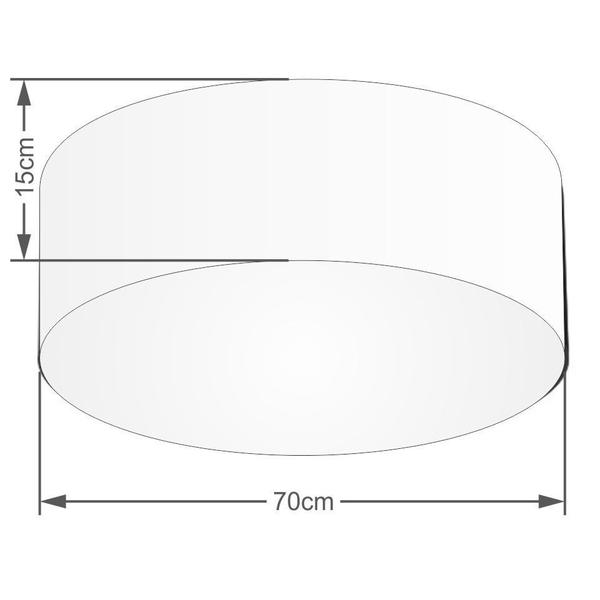 Imagem de Plafon Para Banheiro Cilíndrico SB-3049 Cúpula Cor Rústico Bege