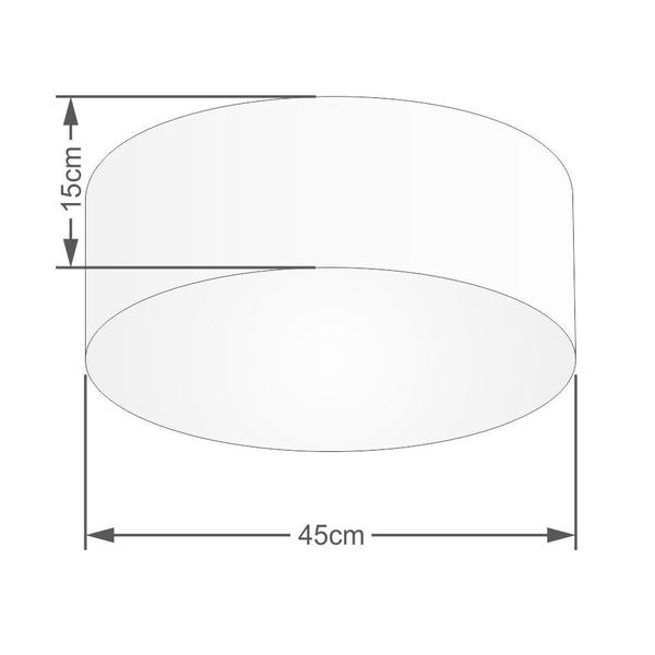 Imagem de Plafon Para Corredor Cilíndrico SC-3047 Cúpula Cor Café