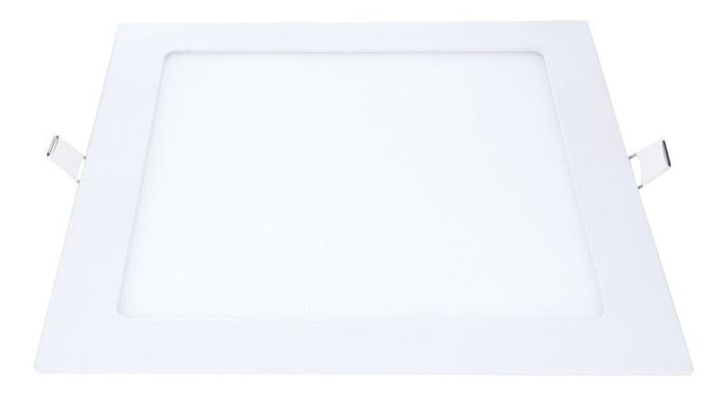 Imagem de Plafon Pop de Embutir 22x22cm Avant 18W 3000K Bivolt Luz Amarela - Quadrado