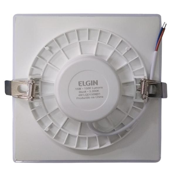 Imagem de Plafon Quadrado Infinity 15W Biv Branco Frio Elgin