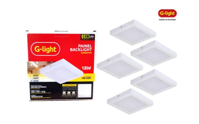 Imagem de Plafon sobrepor-18w-6500k - G-light