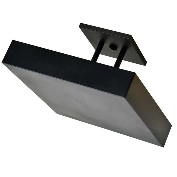 Plafon Sobrepor Luz Indireta Preto 30x30 Sala De Espera - Nova Lume Imagem de Plafon Sobrepor Luz Indireta Preto 30x30 Sala De Espera