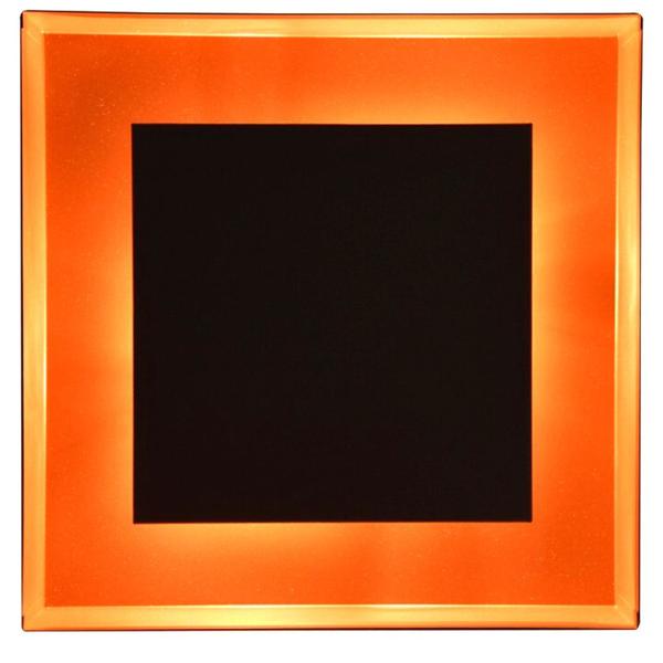 Imagem de Plafon Sobrepor Preto Com Cobre 25x25 Refletor