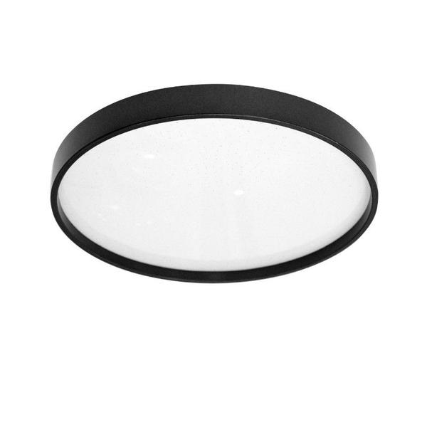 Imagem de Plafon Sobrepor Preto Pontilhado 48cm Led 36W 3 em 1 Bivolt