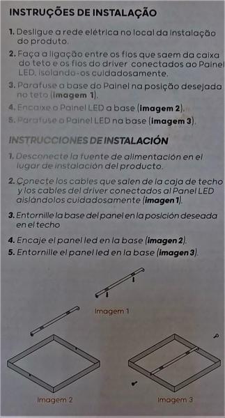 Imagem de Plafon Sobrepor Quadrado Led 24w 6500k Llumm