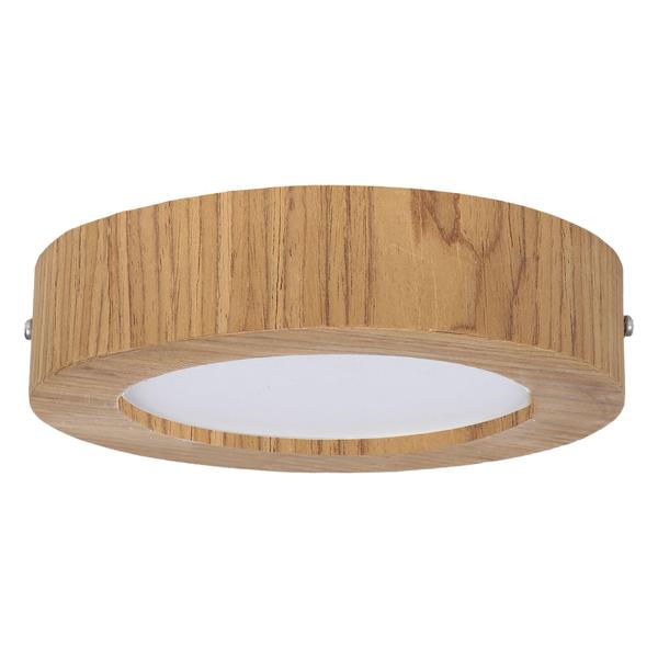 Imagem de Plafon Wood Madeira Redondo Led 12W Bivolt Freijó