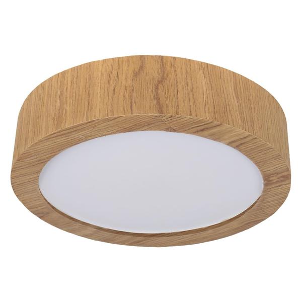 Imagem de Plafon Wood Madeira Redondo Led 12W Bivolt Freijó