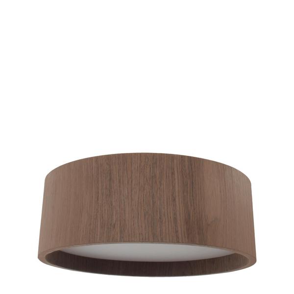 Imagem de Plafon Wood Redondo 60Cm - 5 Luzes E27 - Imbuia