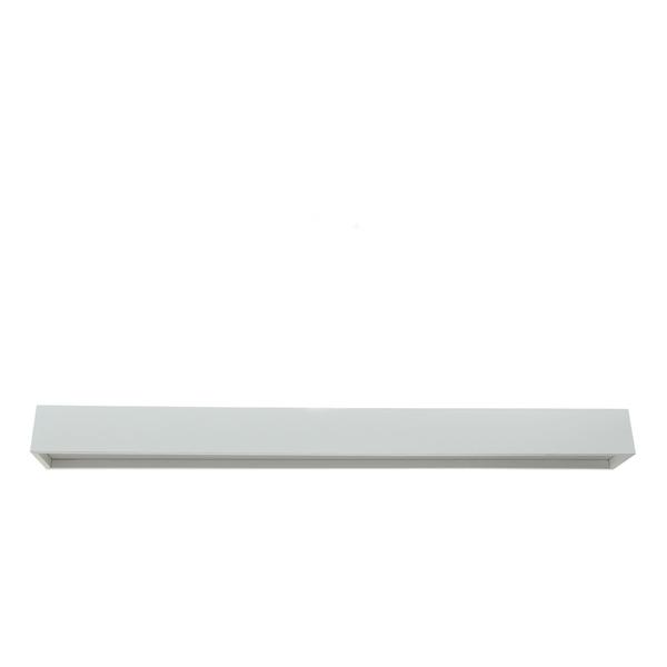 Imagem de Plafon Wood Retângular Branco 120X10Cm - 01 Luz G12