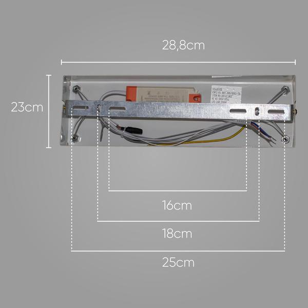 Imagem de Plafon Yoda Ouro e Branco ZR141-WGD LED 22W 2700K 71x85cm Starlux ST2633