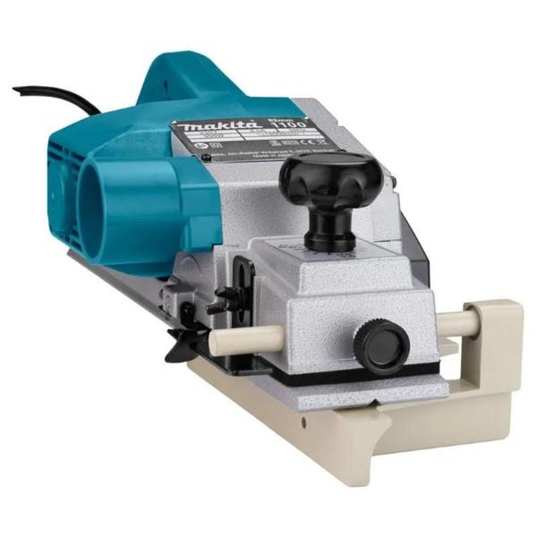 Imagem de Plaina 82Mm Industrial 750W Com Lâmina Conjunto Afiador Fixador Chave T Guia 1100 110V Makita