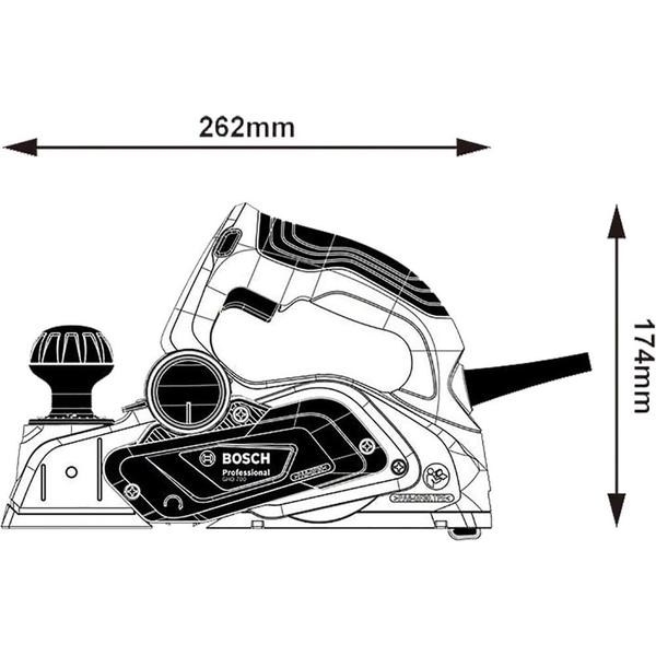 Imagem de Plaina Bosch, 700 Watts, 82 mm - GHO700 