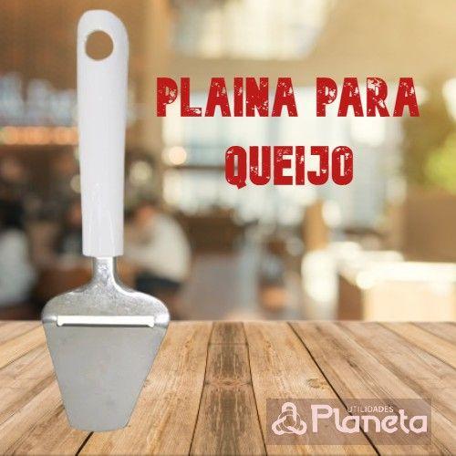 Imagem de Plaina Para Queijo Fatiador Manual Aço Inox 22,5 cm