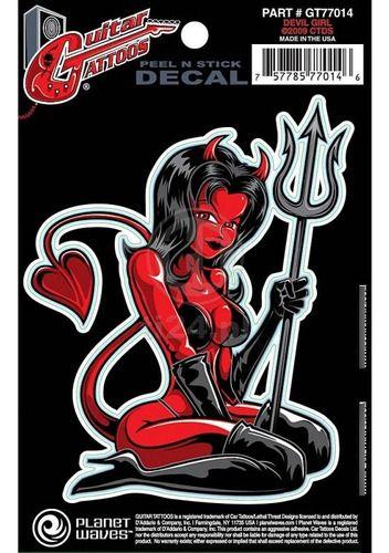 Imagem de Planet Waves Guitar Tattoo Devil Girl Gt77014