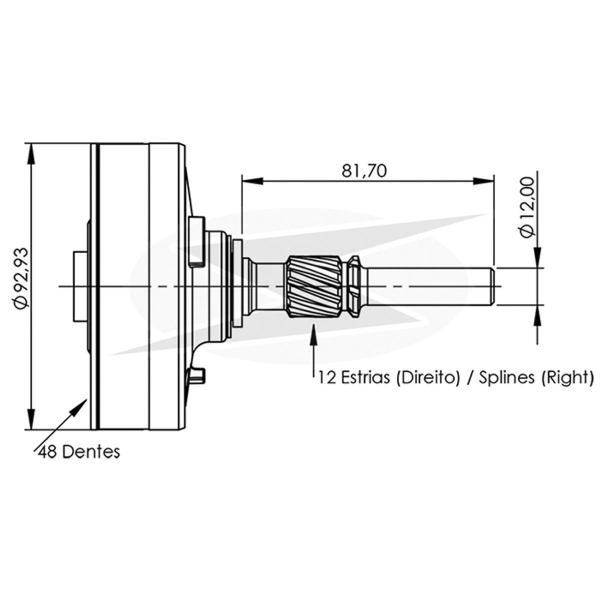 Imagem de PLANETARIA MOTOR PARTIDA para JOHN DEERE 6405/ 6605/ 6600/ 7