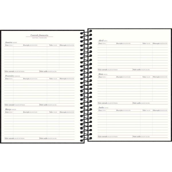 Imagem de Planner 2025 Tilibra cambridge 177x240mm com 80 folhas