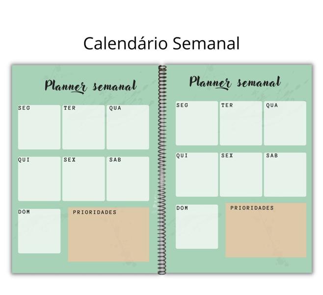 Imagem de Planner Agenda 2023 - Calendários, Controle Financeiro, Planner Semanal