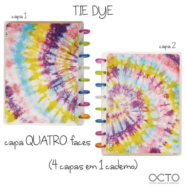 Imagem de Planner de Discos OCTO COMPACTO A5 - TIE DYE