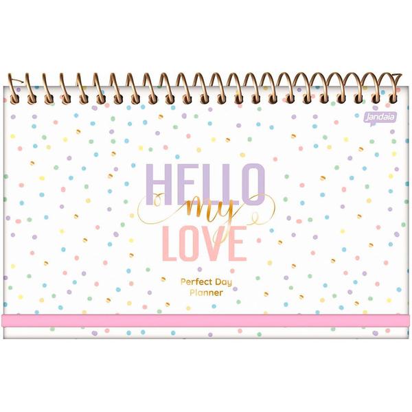 Imagem de Planner do Dia Perfeito 96 Fls La Creme Hello Jandaia