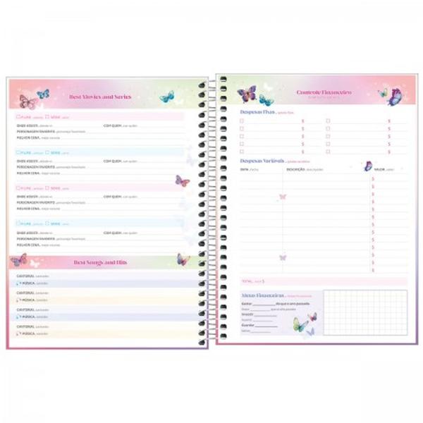 Imagem de Planner espiral 17,7 x 24 cm daisy 2024