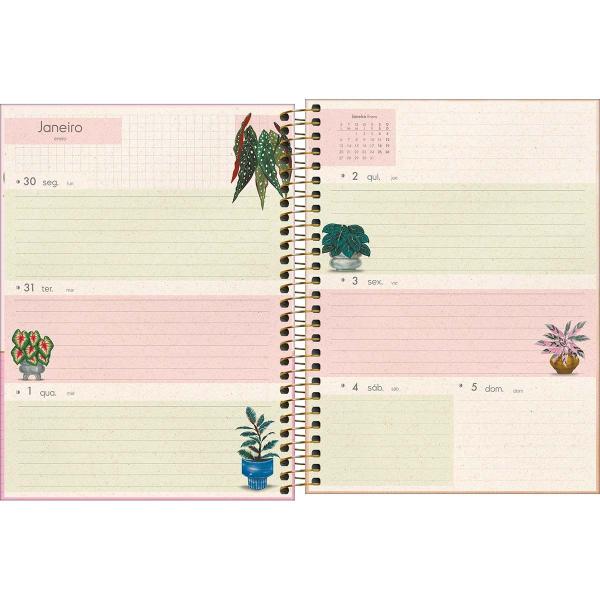 Imagem de Planner Espiral 17,7 x 24 cm Naturalis 2025 - Verde