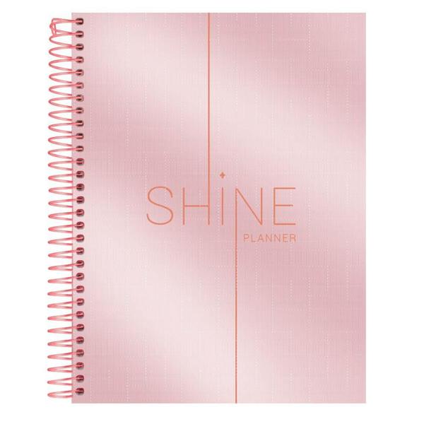 Imagem de Planner Espiral Permanente Shine 80 Folhas 17x24cm Foroni