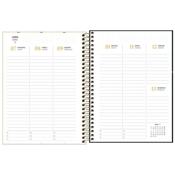 Imagem de Planner Espiral West Village 2025 M7 17,7 x 24cm TILIBRA