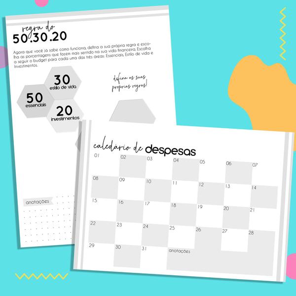 Imagem de Planner Financeiro Permanente Capa Dura 15x21cm MP3 :: FábriCaderno