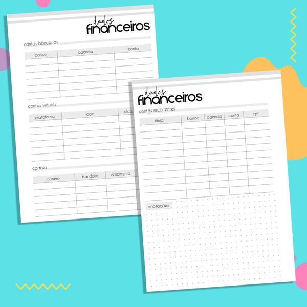 Imagem de Planner Financeiro Permanente Capa Dura 15x21cm MP3 :: FábriCaderno