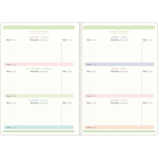 Imagem de Planner Grampeado 17,8 x 25,4 cm Happy 90 G 2025 Tilibra 4316