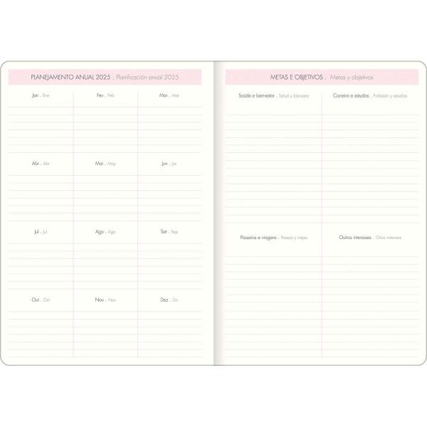 Imagem de Planner Grampeado 17,8 x 25,4 cm Soho 90 G 2025 Tilibra 0962