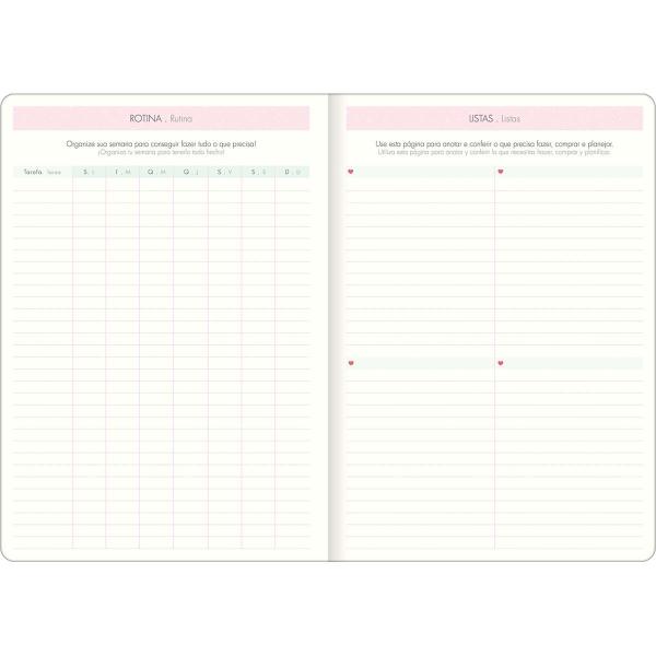 Imagem de Planner Grampeado 17,8 x 25,4 cm Soho 90 G 2025 Tilibra 0962