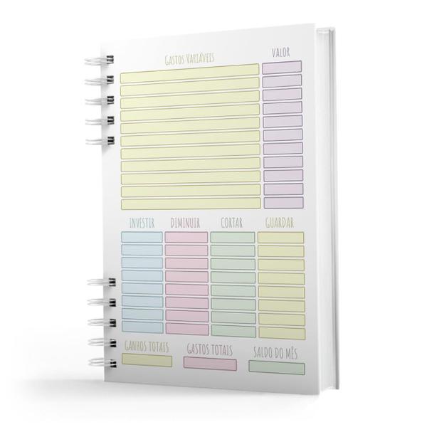 Imagem de Planner Mensal 2024 Nisti Print 15x21 cm - Branco