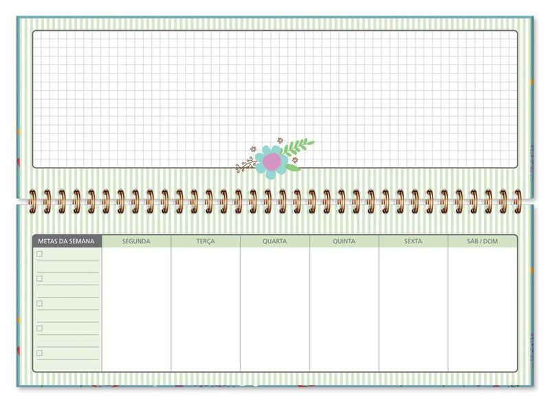 Imagem de Planner Organizador Semanal Campestre