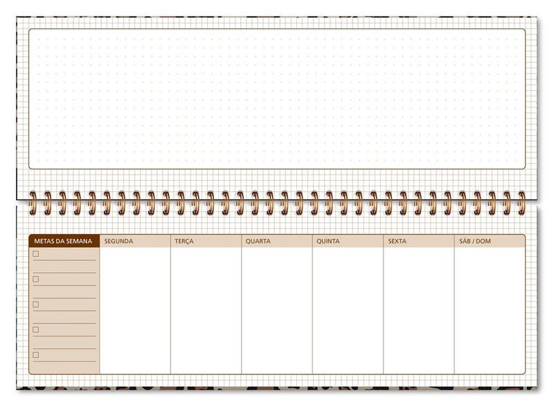 Imagem de Planner Organizador Semanal Campestre