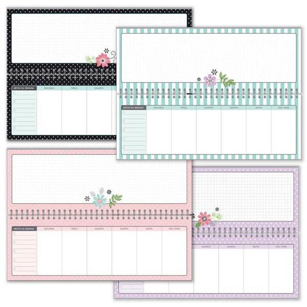 Imagem de Planner Organizador semanal Margaridas - FINA IDEIA