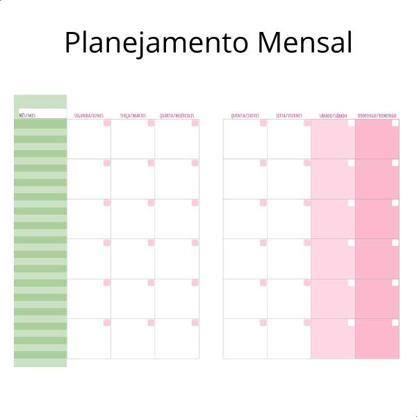 Imagem de Planner Permanente Agenda Anual Caderno Capa Dura Espiral Colorido