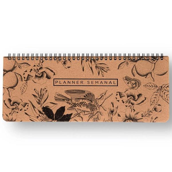 Imagem de Planner Permanente Office Kraft Semanal 30x11,5cm Botânica Cicero 1 Ed 1 ed