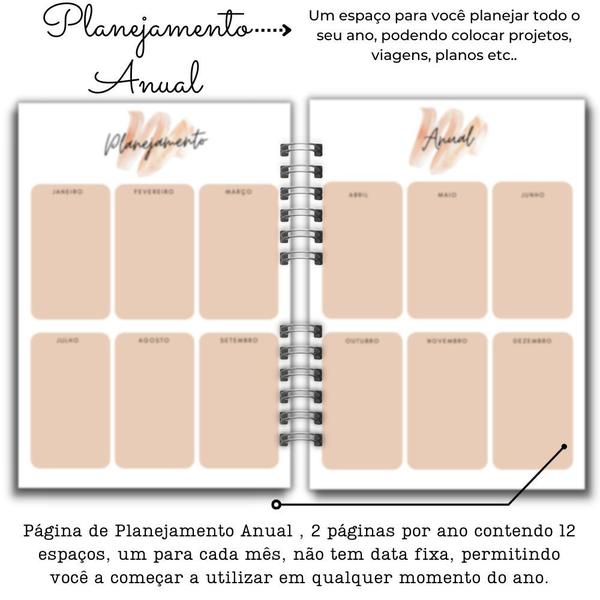 Imagem de Planner Pessoal de Planejamento Estratégico EMF.Planner (Folhas)