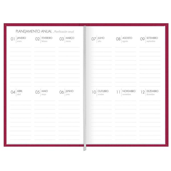 Planner semanal 2025 Costurado 80 folhas Lume M5 Tilibra Imagem de Planner semanal 2025 Costurado 80 folhas Lume M5 Tilibra