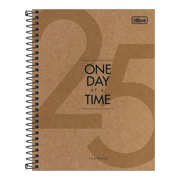 Imagem de Planner Semanal 2025 Espiral Kraftwork One Day Tilibra