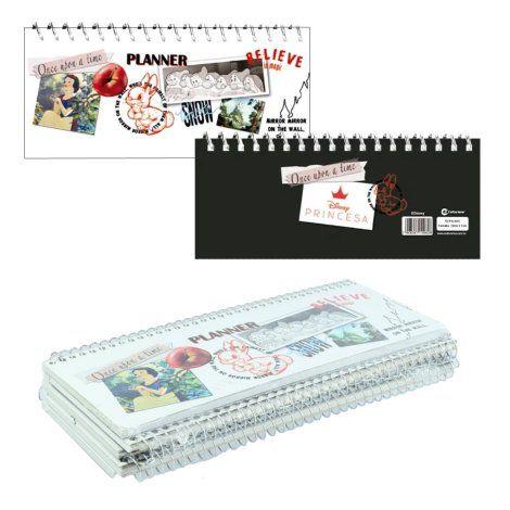 Imagem de Planner Semanal 52 FL 5 Pç Espiral Princesa Disney