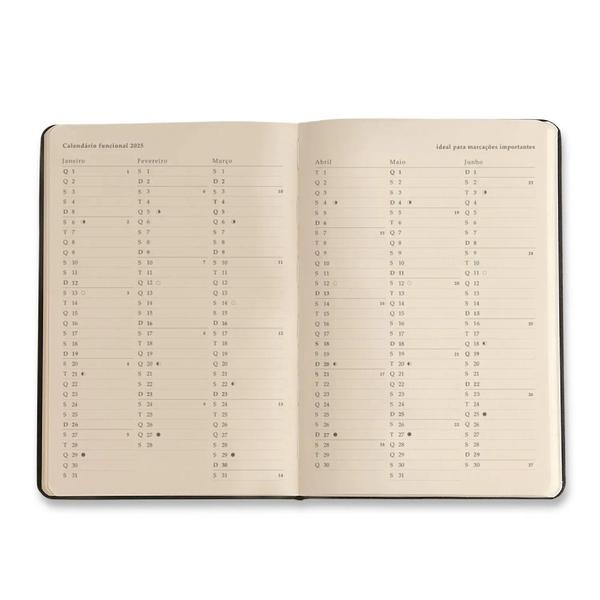 Imagem de Planner Semanal Anotacoes Cicero 2025 Bossa Nova Pontos Azul 14x21