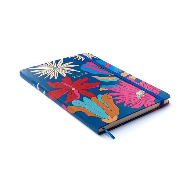 Imagem de Planner Semanal Cicero 2024 Polen Planejamento Tropicalia Azul 17x24