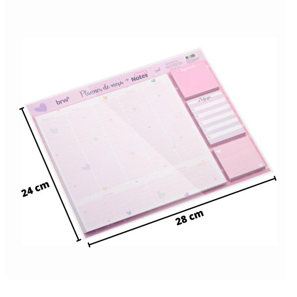 Imagem de Planner Semanal de Mesa C/ 54 Folhas 280x240mm Brw